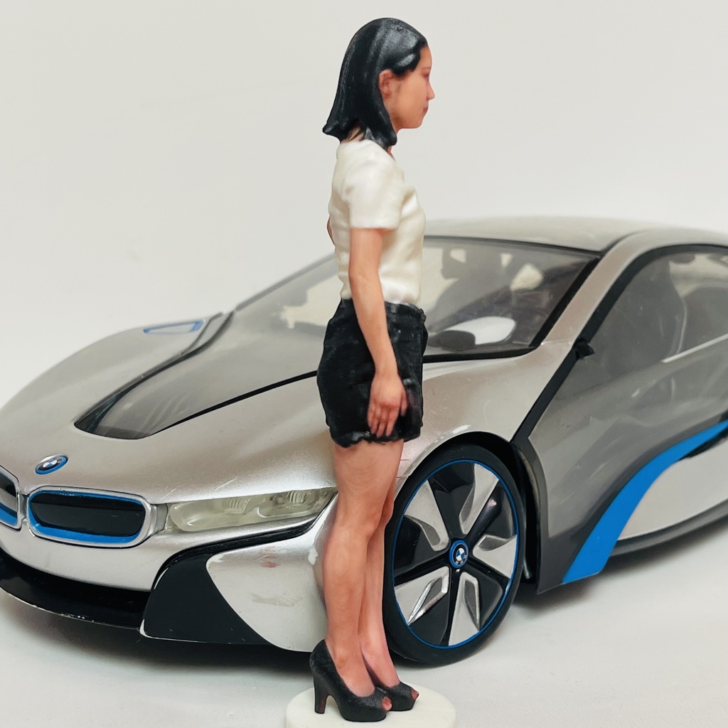 完成品 1/12 TR フィギュア リアルフィギュア 塗装済完成品 ミニチュアイメージ ミニカーに ドールハウスに ジオラマに 3Dフィギュア フルカラー3Dプリンター