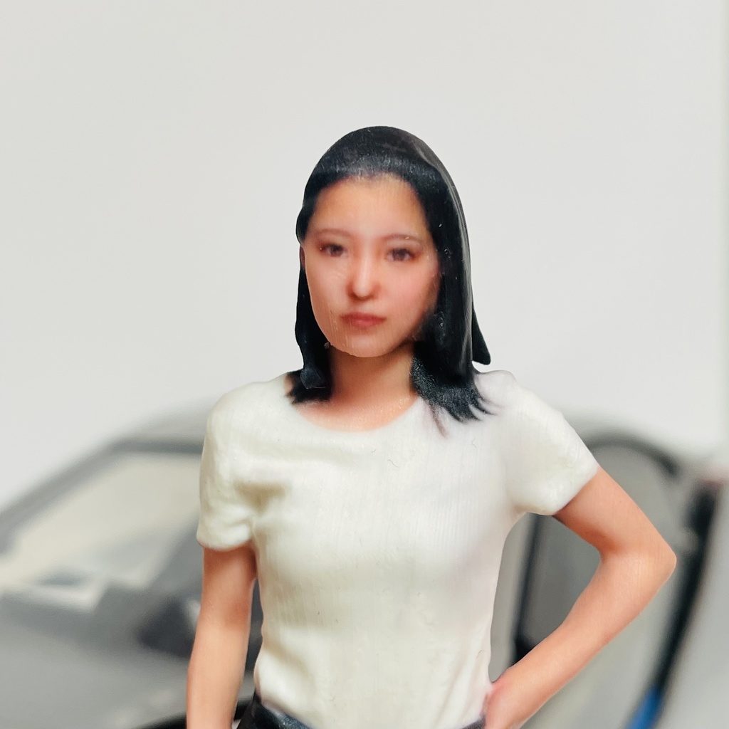 完成品 1/12 TR フィギュア リアルフィギュア 塗装済完成品 ミニチュアイメージ ミニカーに ドールハウスに ジオラマに 3Dフィギュア フルカラー3Dプリンター