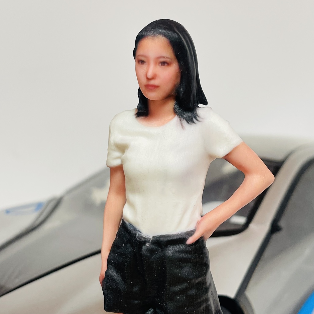 完成品 1/12 TR フィギュア リアルフィギュア 塗装済完成品 ミニチュアイメージ ミニカーに ドールハウスに ジオラマに 3Dフィギュア フルカラー3Dプリンター