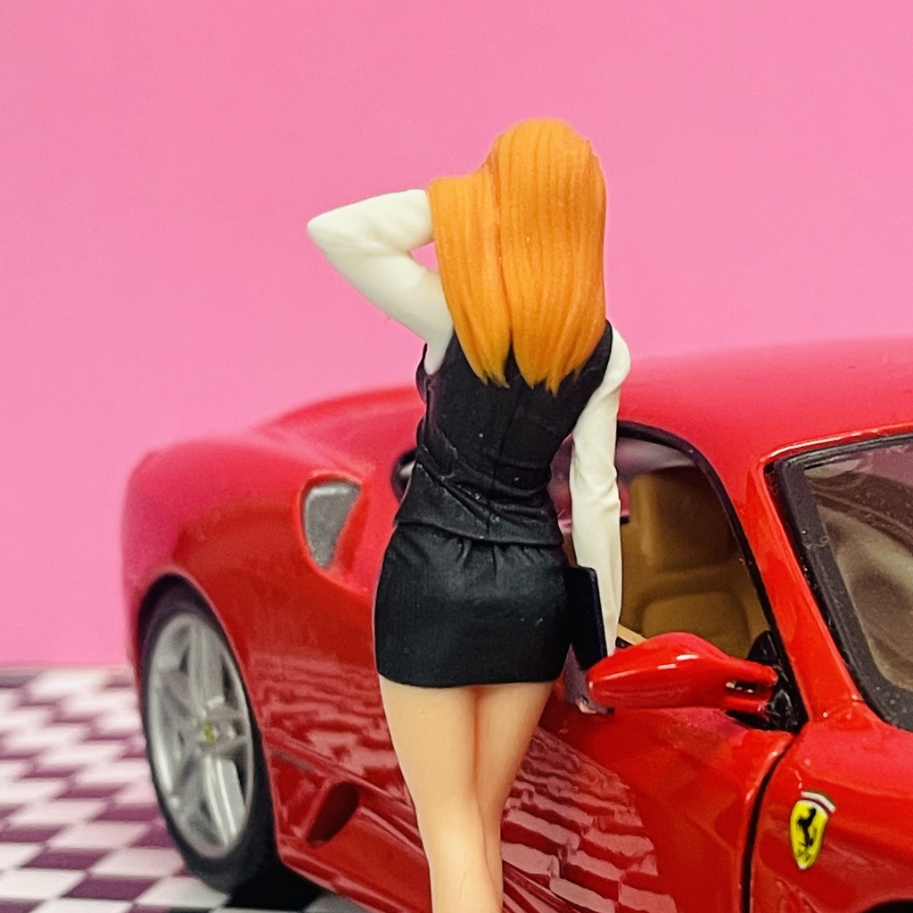 完成品 1/24 オーシャンコスモス OL フィギュア リアルフィギュア 塗装済完成品 ミニチュアイメージ 3Dフィギュア ミニカーに ジオラマに ドールハウスに