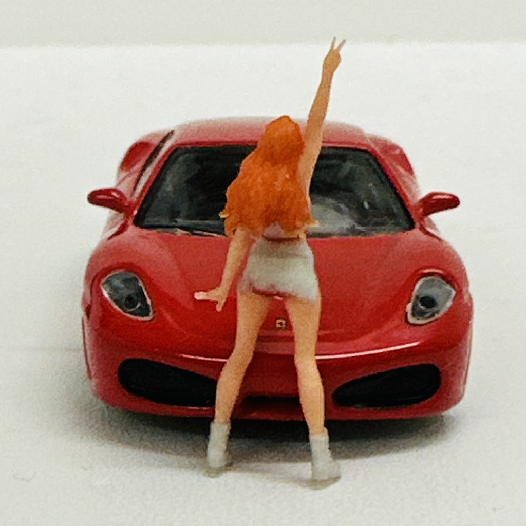 完成品 1/64 オーシャンコスモス チアリーダー フィギュア リアルフィギュア ミニカーに ジオラマに 3Dフィギュア ミニチュア フルカラー3Dプリンター