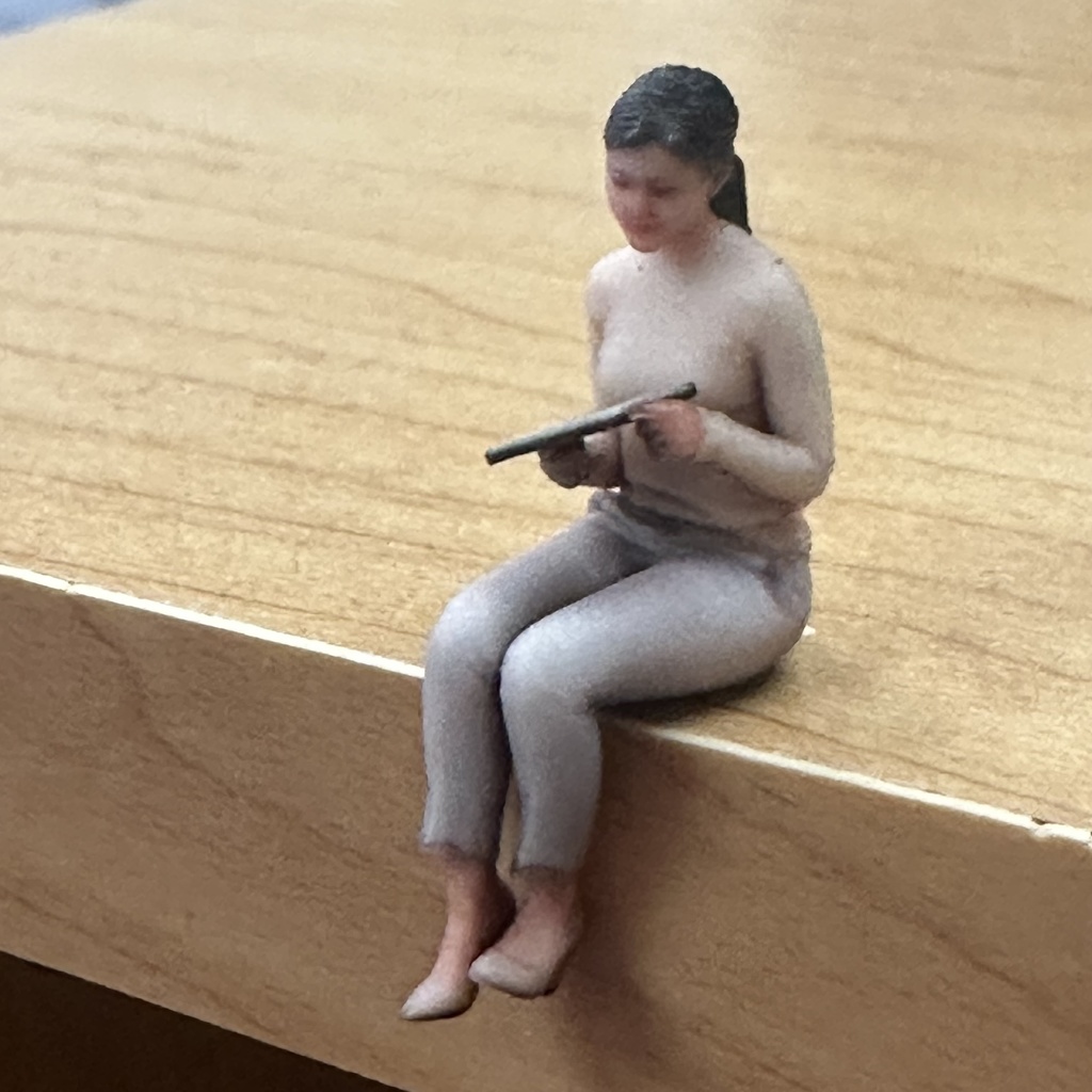 完成品 1/43 1951 ヌミック フィギュア リアルフィギュア ミニチュアイメージ ミニカーに ジオラマに ミニチュア3Dフィギュア