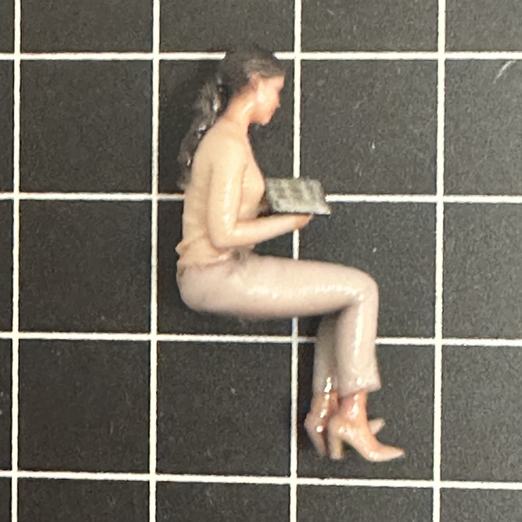 完成品 1/43 1951 ヌミック フィギュア リアルフィギュア ミニチュアイメージ ミニカーに ジオラマに ミニチュア3Dフィギュア