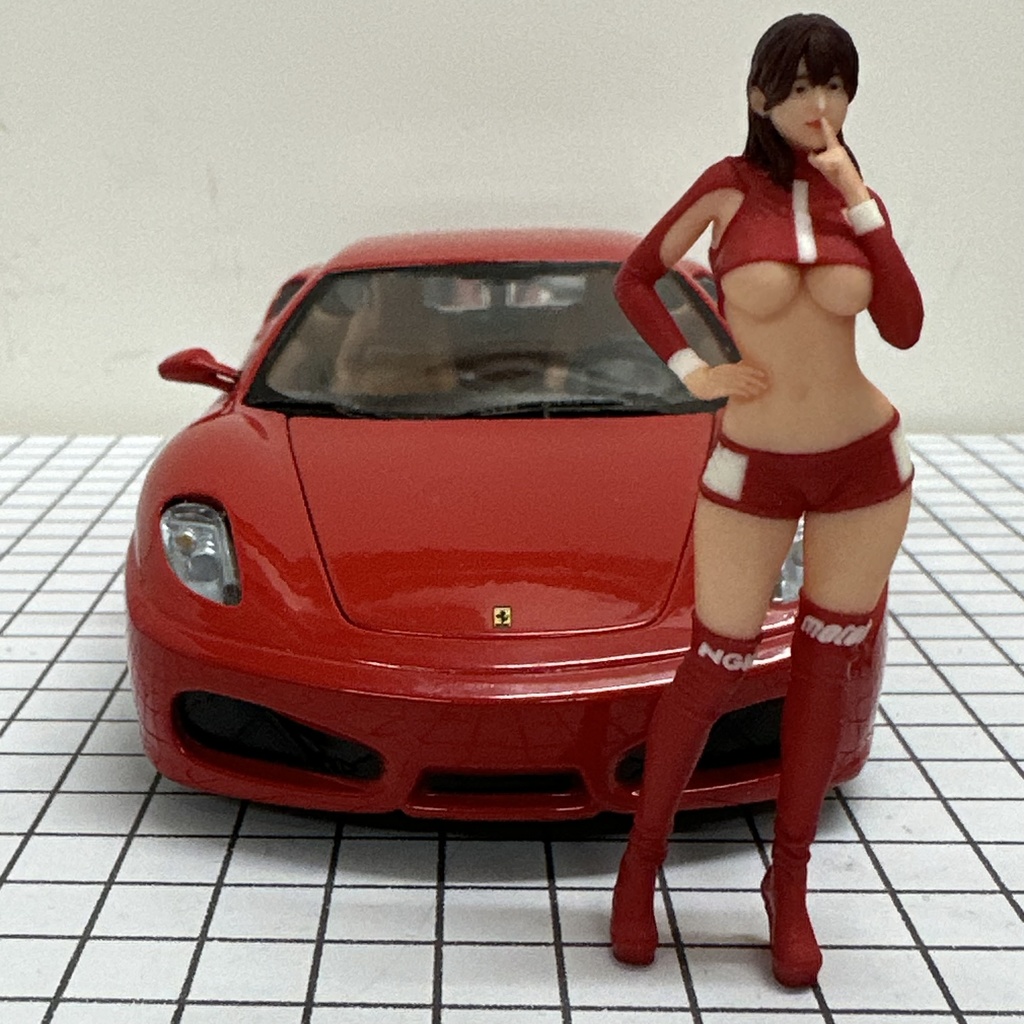 完成品 1/24 オーシャンコスモス レースクィーン フィギュア リアルフィギュア 完成品 ミニカーに ジオラマに ミニチュアイメージ