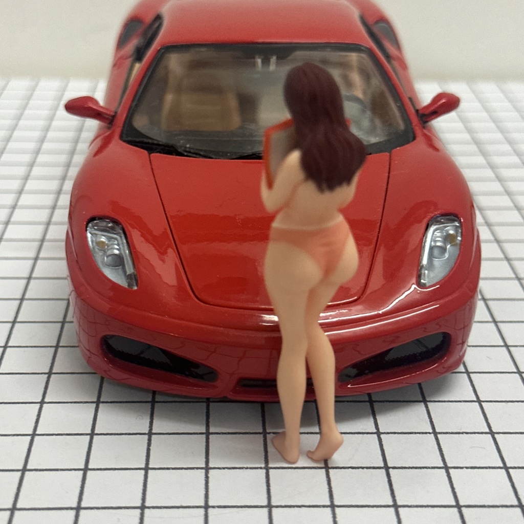 完成品 1/24 オーシャンコスモス 読書 フィギュア リアルフィギュア ミニカーに ジオラマに ミニチュアイメージ