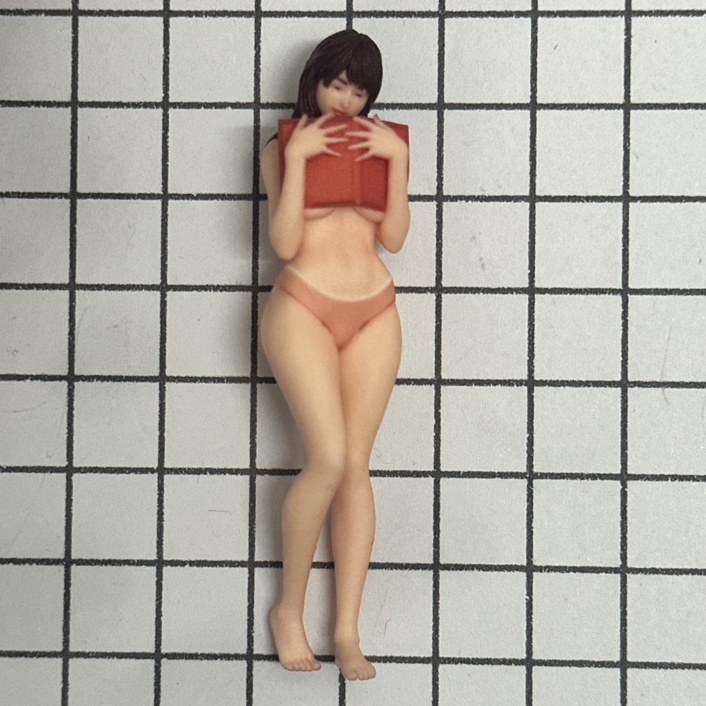完成品 1/24 オーシャンコスモス 読書 フィギュア リアルフィギュア ミニカーに ジオラマに ミニチュアイメージ