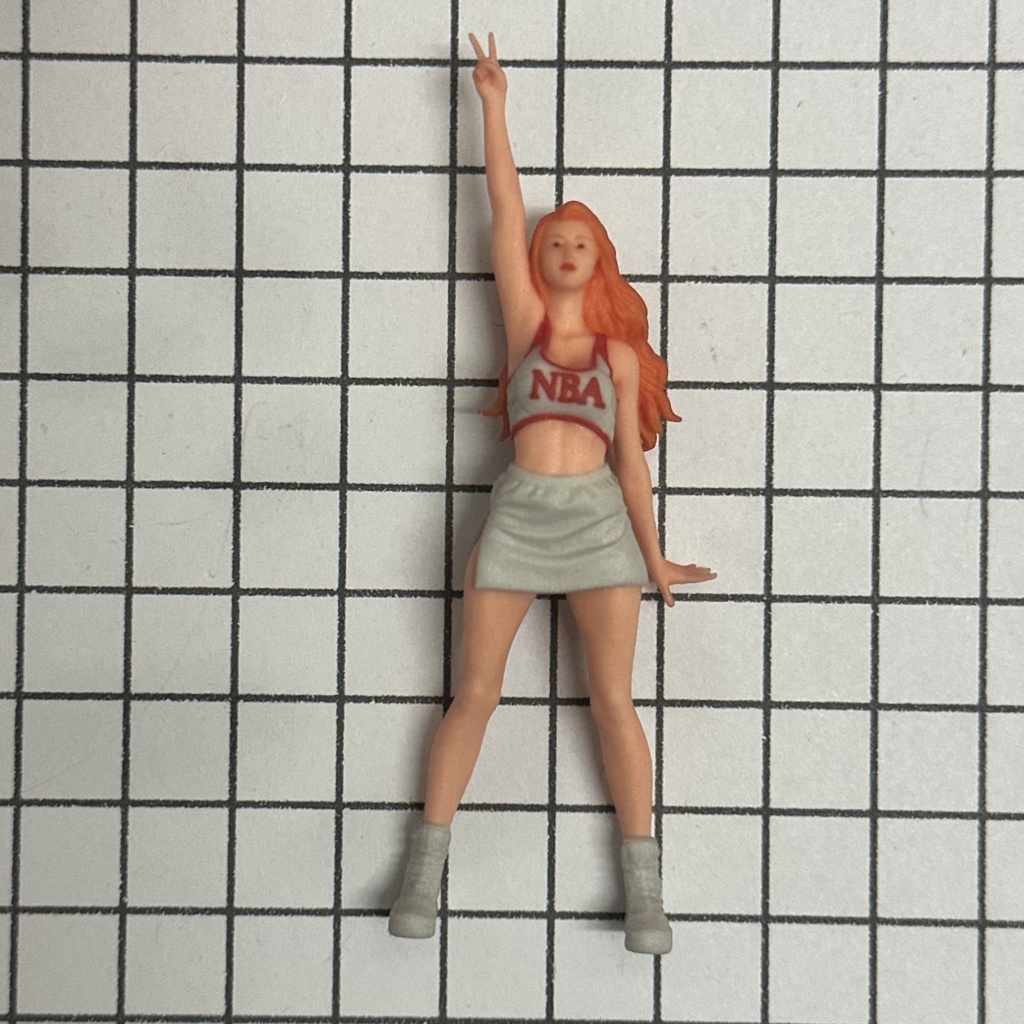 完成品 1/24 オーシャンコスモス ミニチュア チアリーダー フィギュア リアルフィギュア ミニチュアイメージ ミニカーにジオラマに