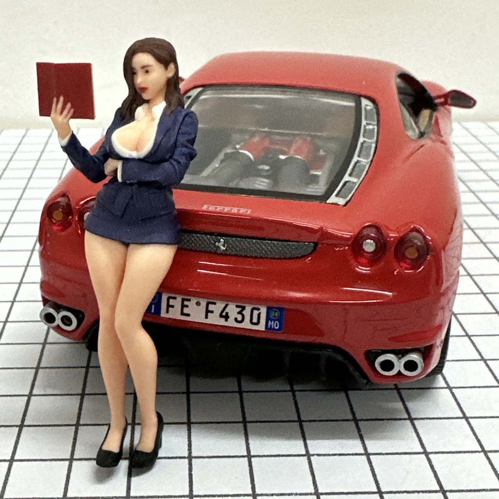 完成品 1/24 オーシャンコスモス 教師 フィギュア リアルフィギュア ミニカーに ジオラマに ミニチュア ドールハウスに ミニチュアイメージ