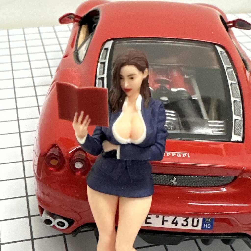 完成品 1/24 オーシャンコスモス 教師 フィギュア リアルフィギュア ミニカーに ジオラマに ミニチュア ドールハウスに ミニチュアイメージ