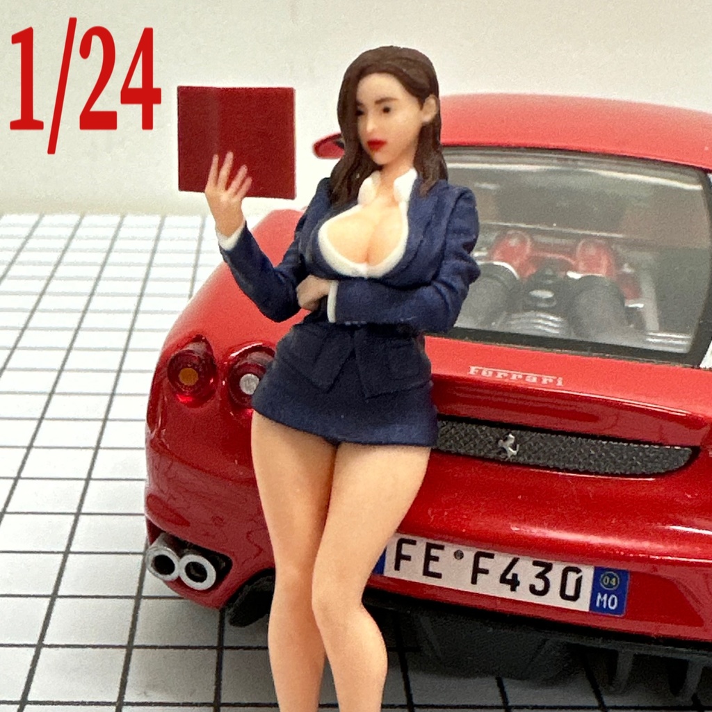 完成品 1/24 オーシャンコスモス 教師 フィギュア リアルフィギュア ミニカーに ジオラマに ミニチュア ドールハウスに ミニチュアイメージ