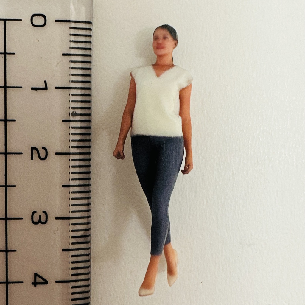 完成品 1/43 1083 ヌミック フィギュア リアルフィギュア ミニチュアイメージ ミニカーに ジオラマに 3Dフィギュア フルカラー3Dプリンター