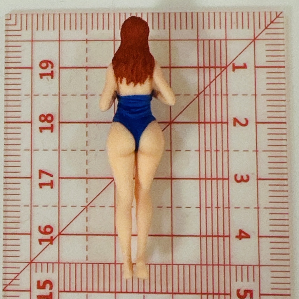 完成品 1/35 オーシャンコスモス 水着 フィギュア リアルフィギュア ミニカーに ミニチュアイメージ