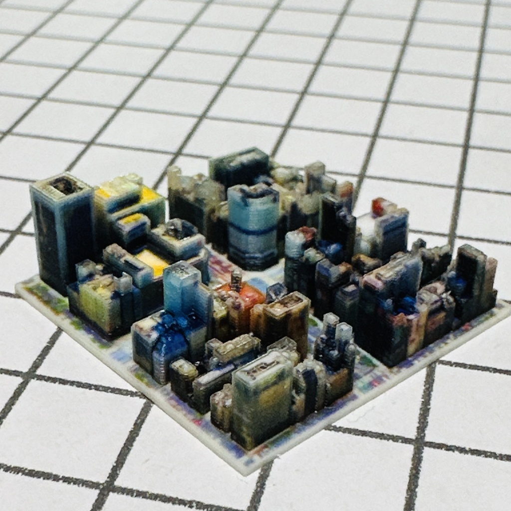 ミニチュア 銀座3丁目交差点 ジオラマ 完成品 ミニジオラマ ドールハウスに