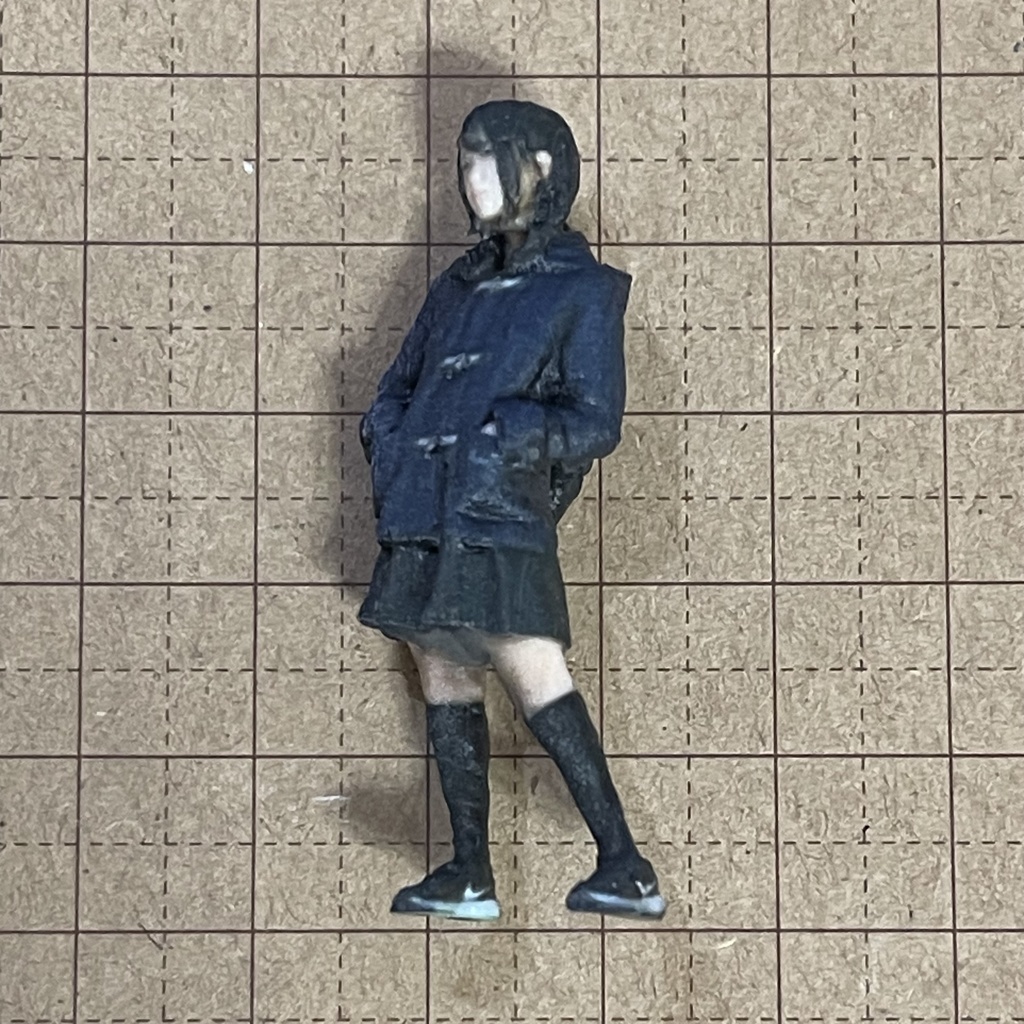 完成品 1/35 JKNP フィギュア リアルフィギュア ミニチュアイメージ ミニカーに ジオラマに ミニチュア 女子高生