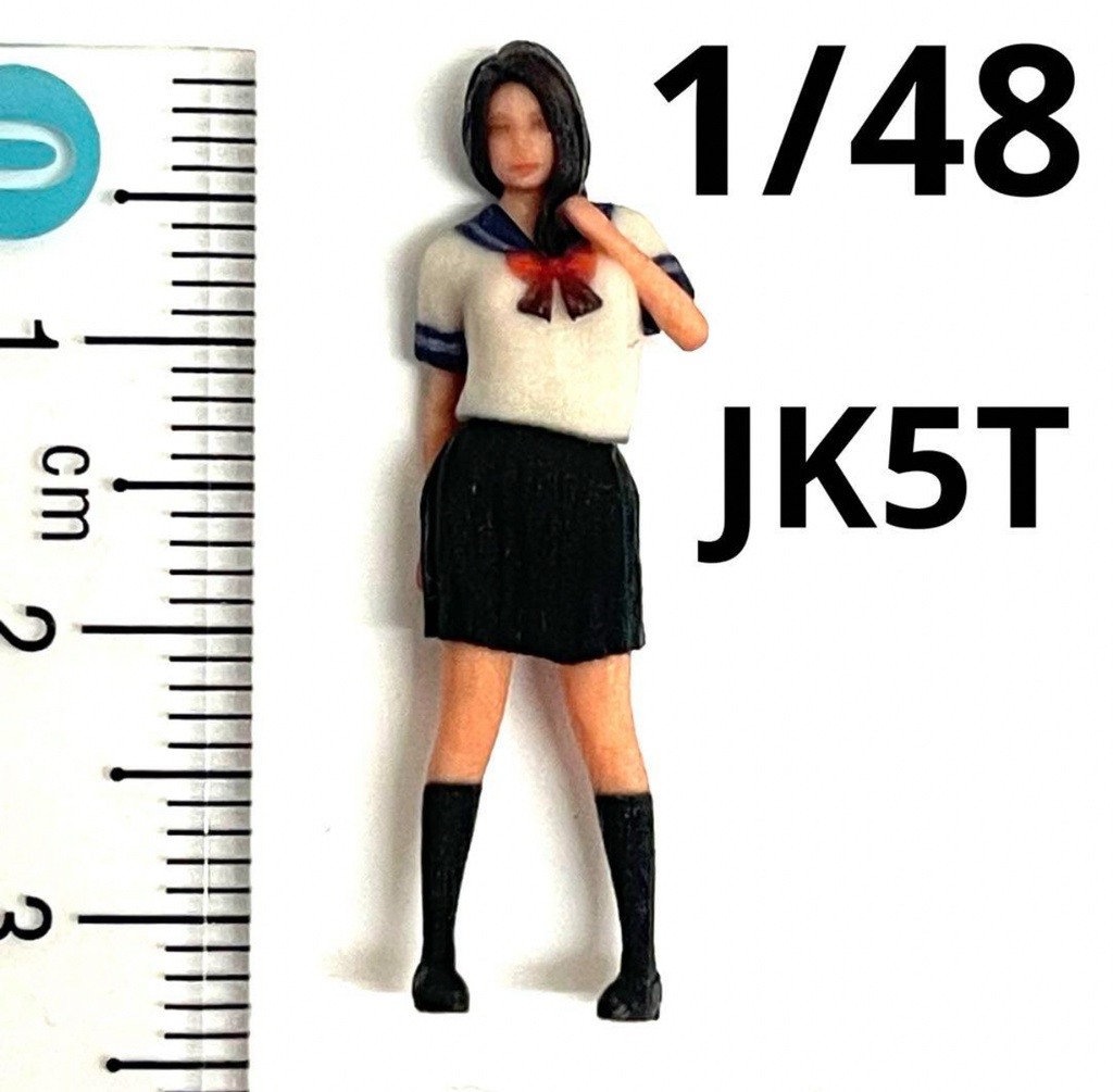 完成品 1/48 JK5T フィギュア リアルフィギュア ミニカーに ジオラマに ミニチュアイメージ