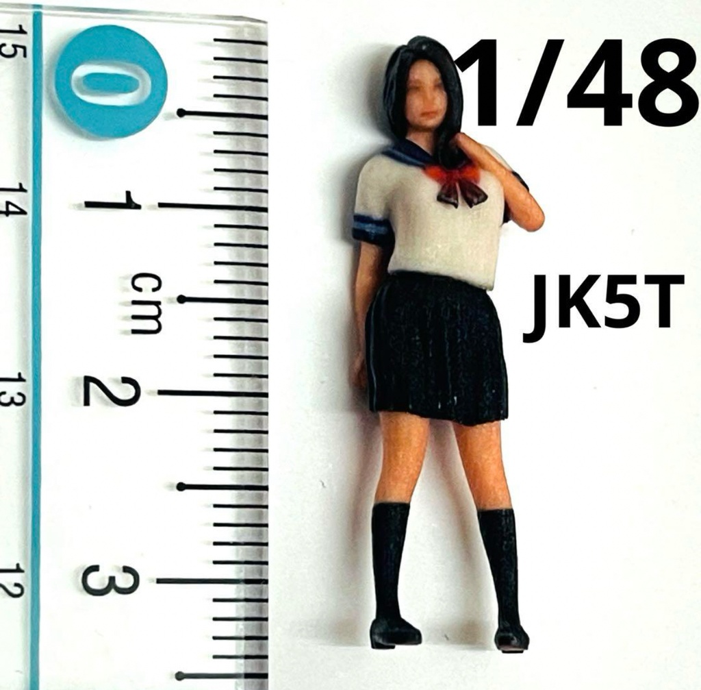 完成品 1/48 JK5T フィギュア リアルフィギュア ミニカーに ジオラマに ミニチュアイメージ