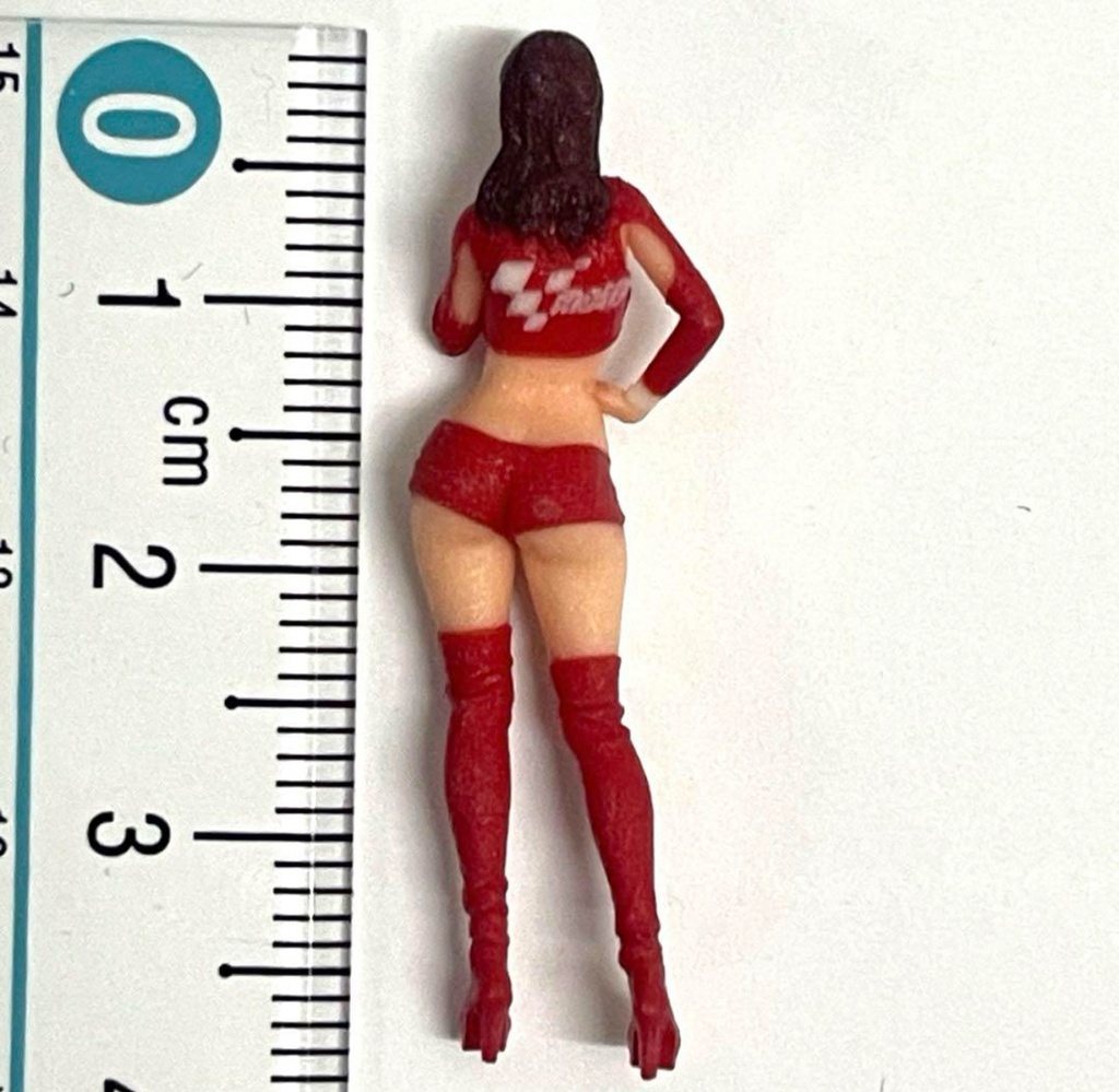 完成品 1/48 oc-0125 レースクイーン オーシャンコスモス フィギュア リアルフィギュア ミニカーに ジオラマに ミニチュアイメージ 塗装済み完成品