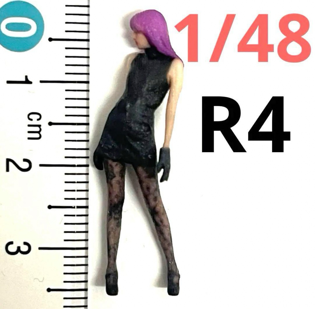 完成品 1/48 R4 リアルフィギュア フィギュア ミニチュアイメージ ミニカーに ジオラマに 塗装済みか