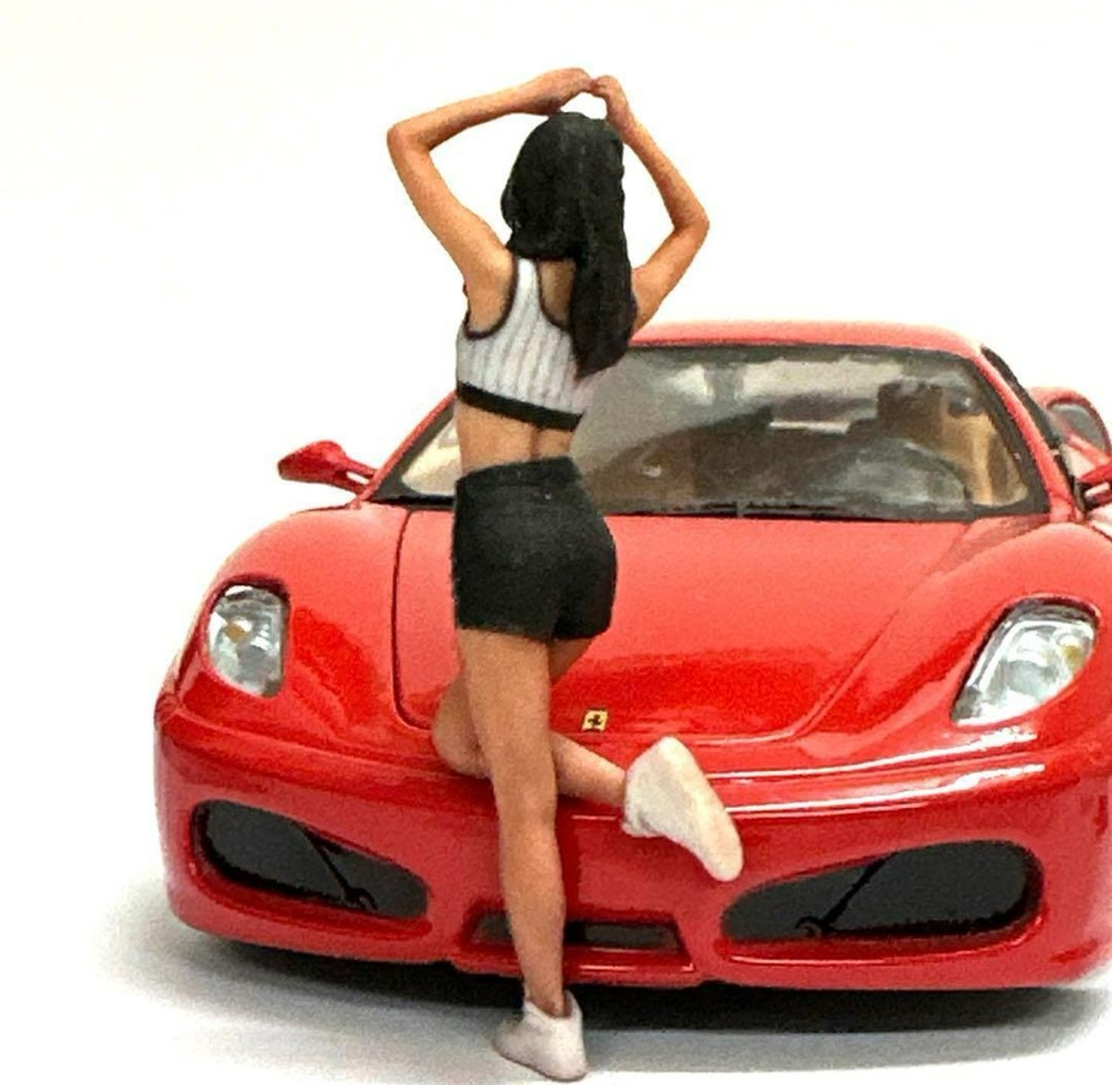 完成品 1/24 BG1 フィギュア リアルフィギュア ミニカーに ジオラマ ドールハウスに ミニチュアイメージ 塗装済み完成品