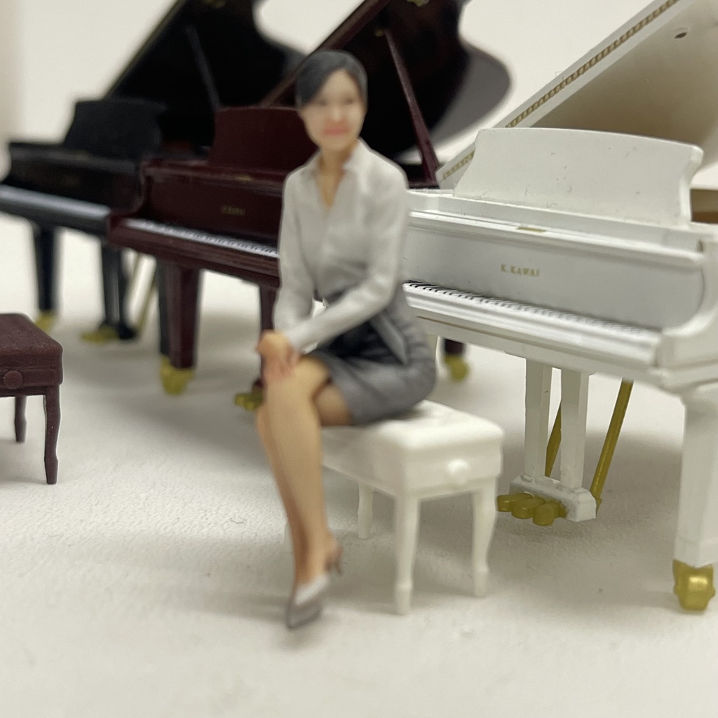 完成品 1/32 Jess OL sitting フィギュア リアルフィギュア ミニチュア ミニカーに ジオラマに ミニチュアイメージ 塗装済み完成品