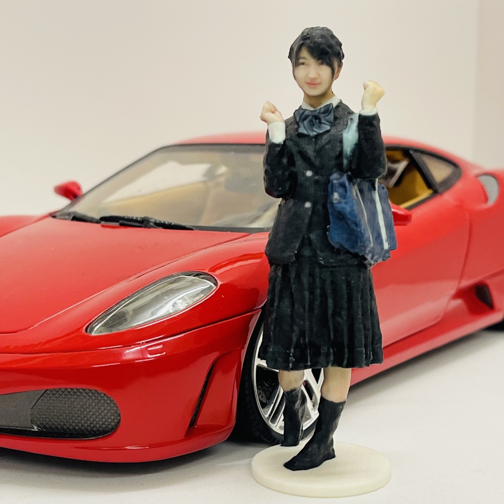 完成品 1/18 JKNJ 女子高生 フィギュア リアルフィギュア ミニカーに ジオラマに ドールハウスに ミニチュアイメージ