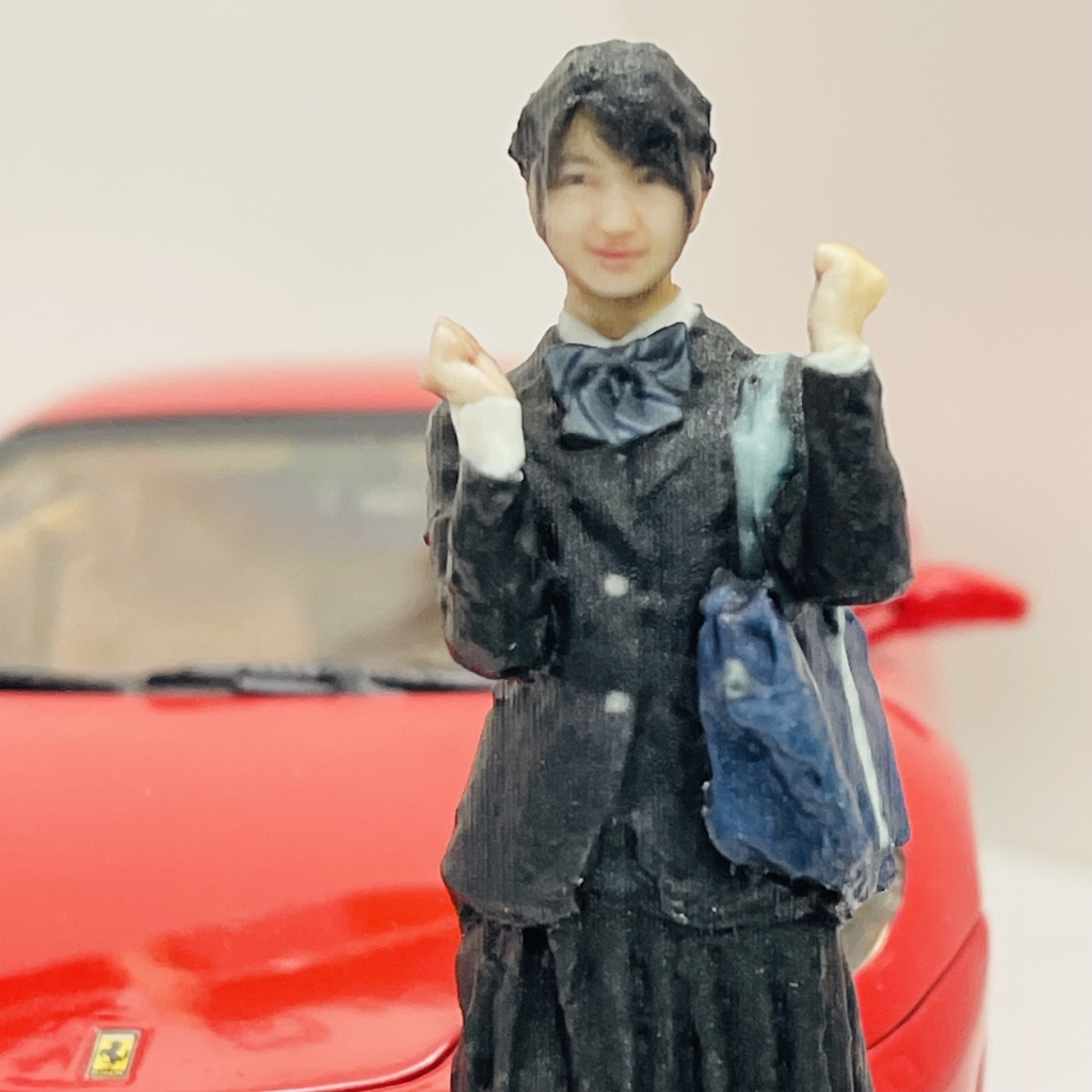 完成品 1/18 JKNJ 女子高生 フィギュア リアルフィギュア ミニカーに ジオラマに ドールハウスに ミニチュアイメージ