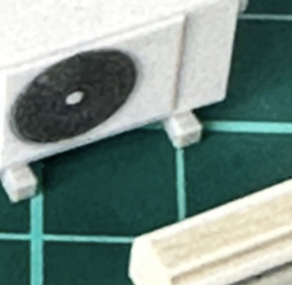 完成品 1/43 エアコン 室外機 3D ミニチュア フィギュアに ジオラマ ミニカーに ミニチュアイメージ