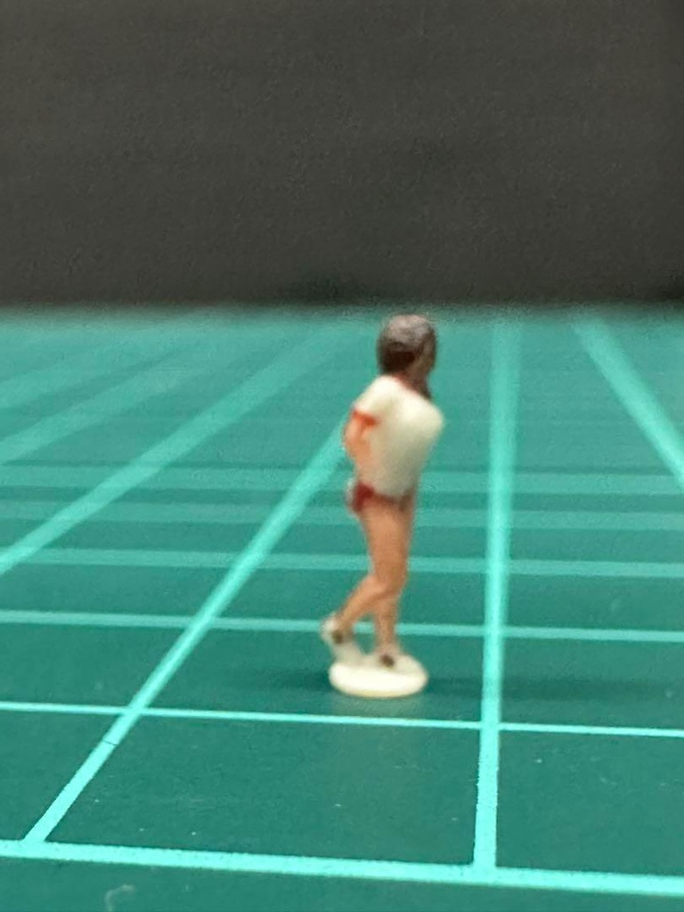 完成品 1/150 Nゲージ JK6 女子高生 体操服姿 フィギュア 台座付き リアルフィギュア ミニチュアイメージ ジオラマに レイアウトに ミニチュアイメージ ミニチュア