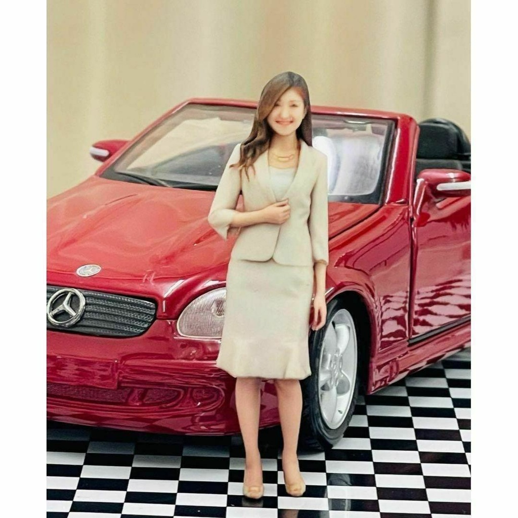 完成品 1/24 55-1 フィギュア リアルフィギュア ミニカーに ジオラマに 3D ミニチュア ミニチュアイメージ
