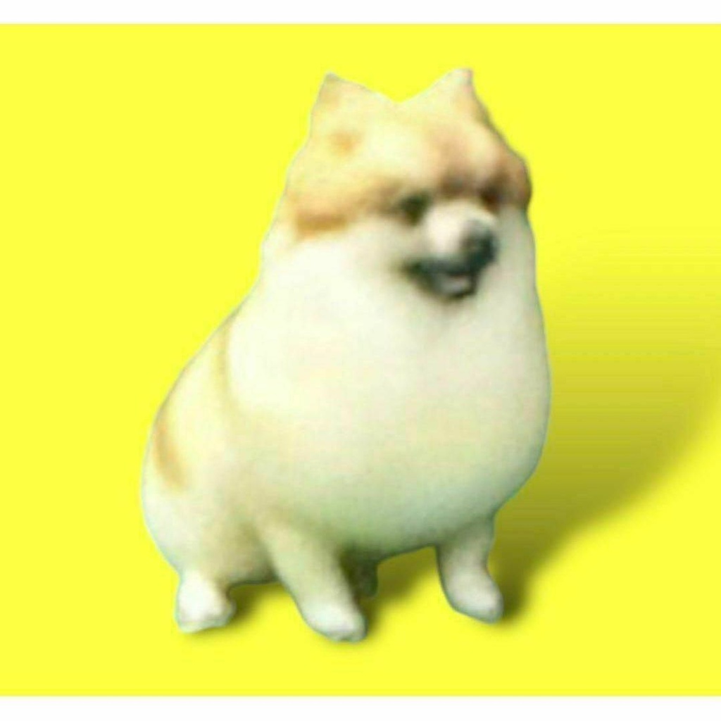 完成品 1/18 ポメラニアン 犬 フィギュア ミニチュア ミニカーに ジオラマに