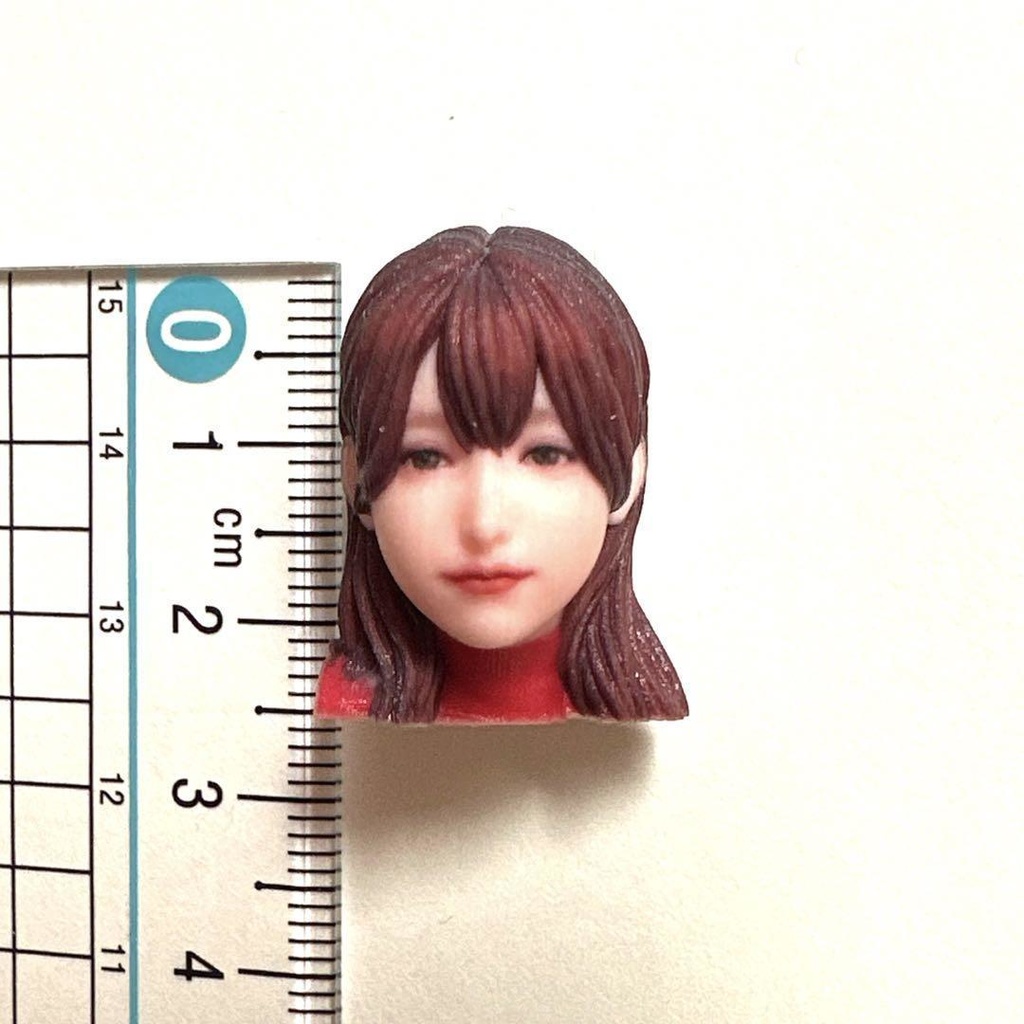 ヘッドのみ オーシャンコスモス レースクイーン フィギュア リアルフィギュア ミニチュアイメージ フルカラー 3D