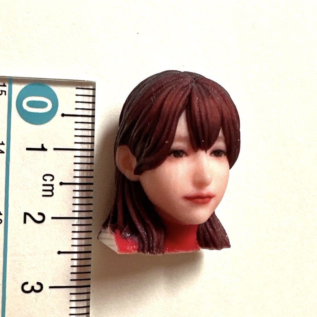 ヘッドのみ オーシャンコスモス レースクイーン フィギュア リアルフィギュア ミニチュアイメージ フルカラー 3D