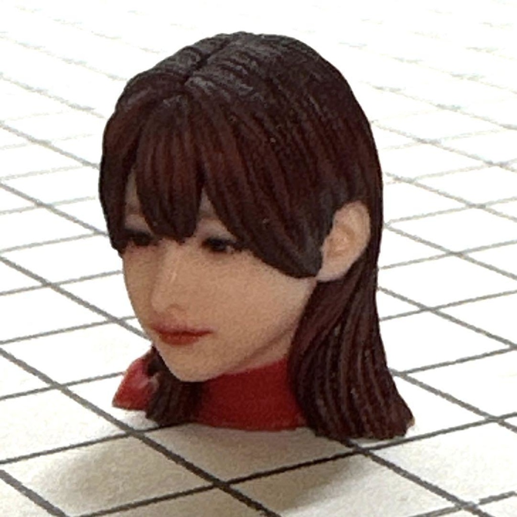 ヘッドのみ オーシャンコスモス レースクイーン フィギュア リアルフィギュア ミニチュアイメージ フルカラー 3D