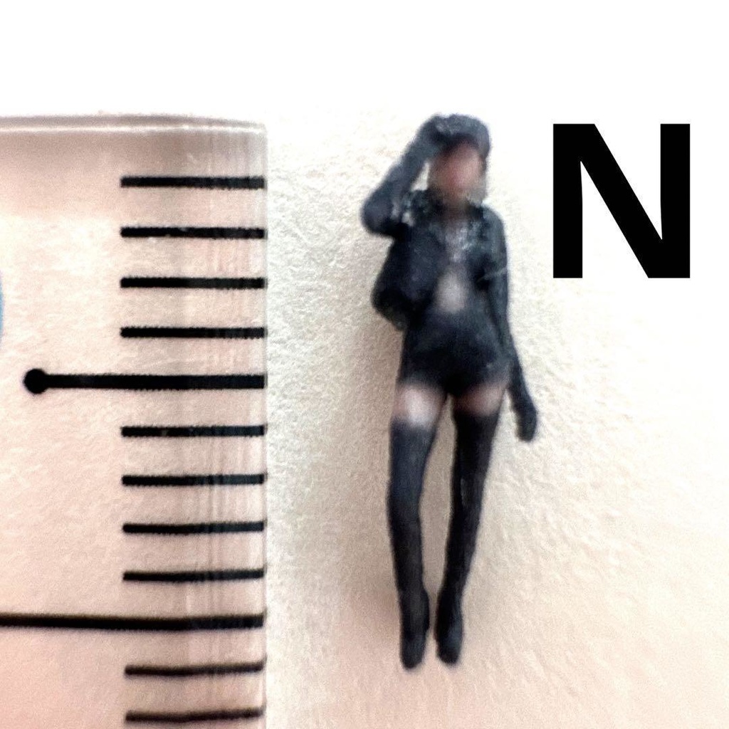 完成品 Nゲージ 1/150 R1 フィギュア リアルフィギュア 鉄道模型 ジオラマ ミニチュアイメージ イアウト 3D