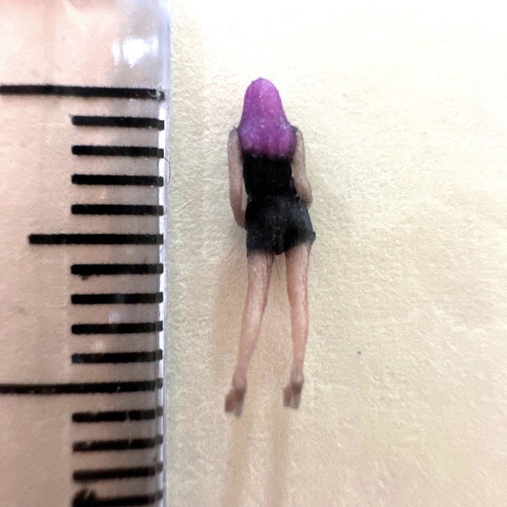 完成品 Nゲージ 1/150 R3 フィギュア リアルフィギュア 鉄道模型 ジオラマ レイアウト ミニチュアイメージ 3D