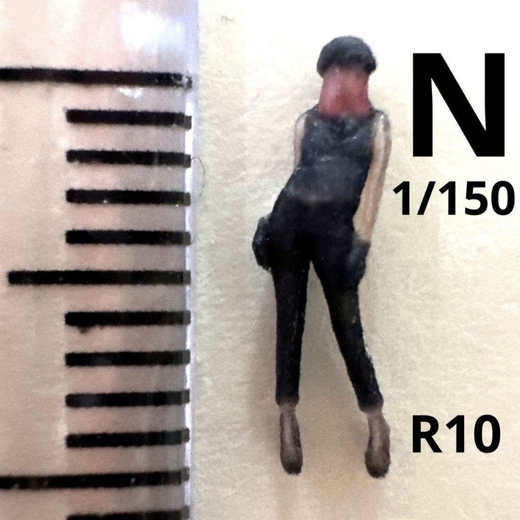 完成品 Nゲージ 1/150 R10 フィギュア リアルフィギュア ミニチュアイメージ 鉄道模型 ジオラマ レイアウトに 3D