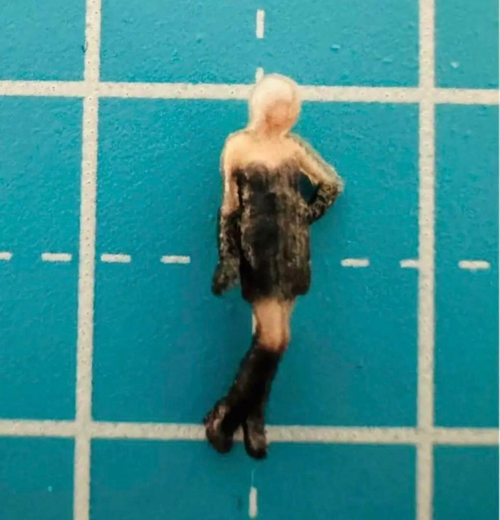 完成品 Nゲージ 1/150 R6 フィギュア リアルフィギュア 鉄道模型 ジオラマ レイアウトに ミニチュアイメージ 3Dフィギュア