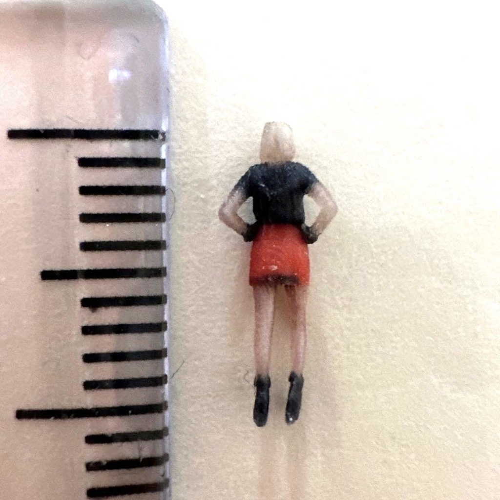 完成品 Nゲージ R8 フィギュア リアルフィギュア 鉄道模型 ジオラマ レイアウト 3D ミニチュア