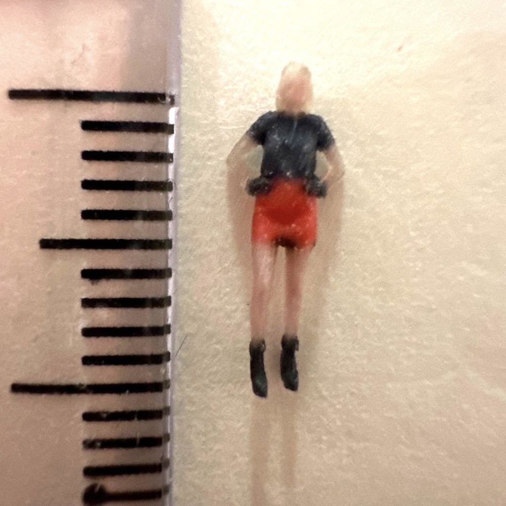 完成品 Nゲージ R8 フィギュア リアルフィギュア 鉄道模型 ジオラマ レイアウト 3D ミニチュア