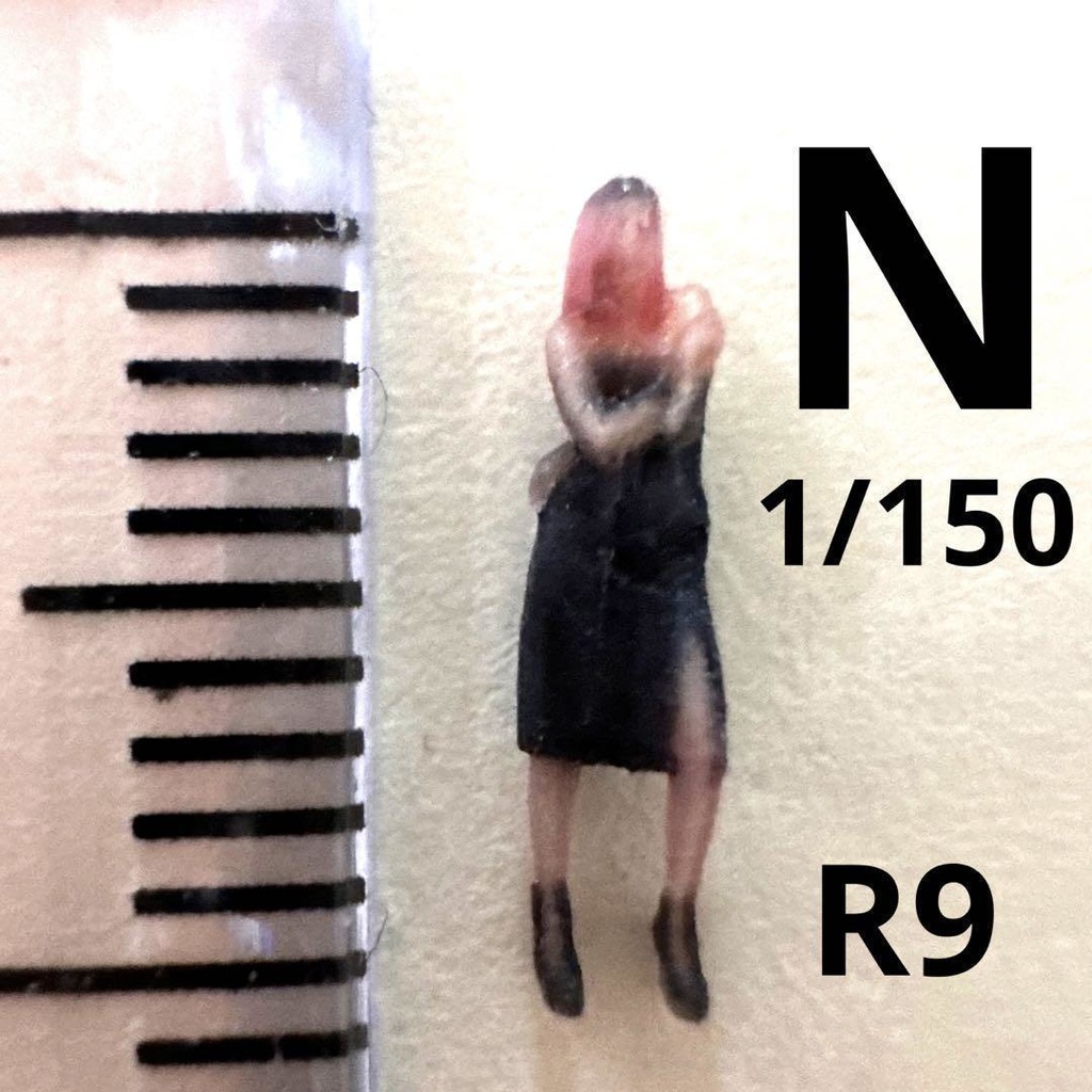 完成品 Nゲージ 1/150 R9 フィギュア リアルフィギュア ミニチュアイメージ 3Dフィギュア 鉄道模型 ジオラマ レイアウト