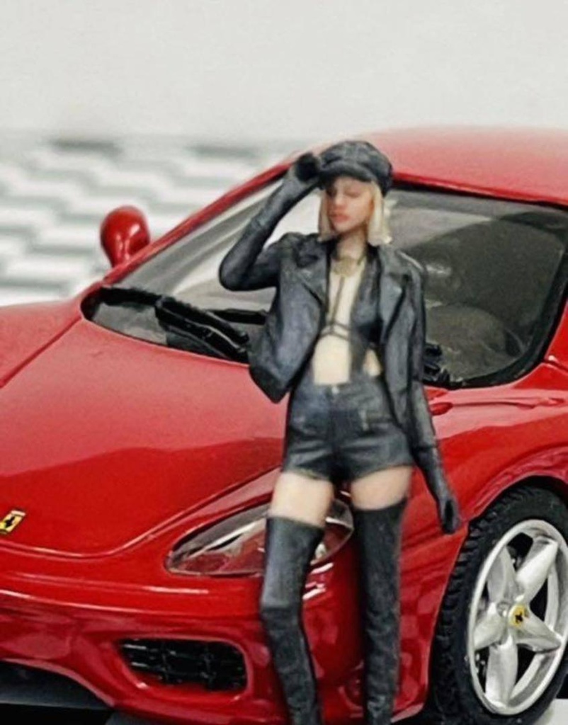 完成品 1/43 R1 フィギュア リアルフィギュア 3Dフィギュア ミニカーに ジオラマに ミニチュア ミニチュアイメージ 3D