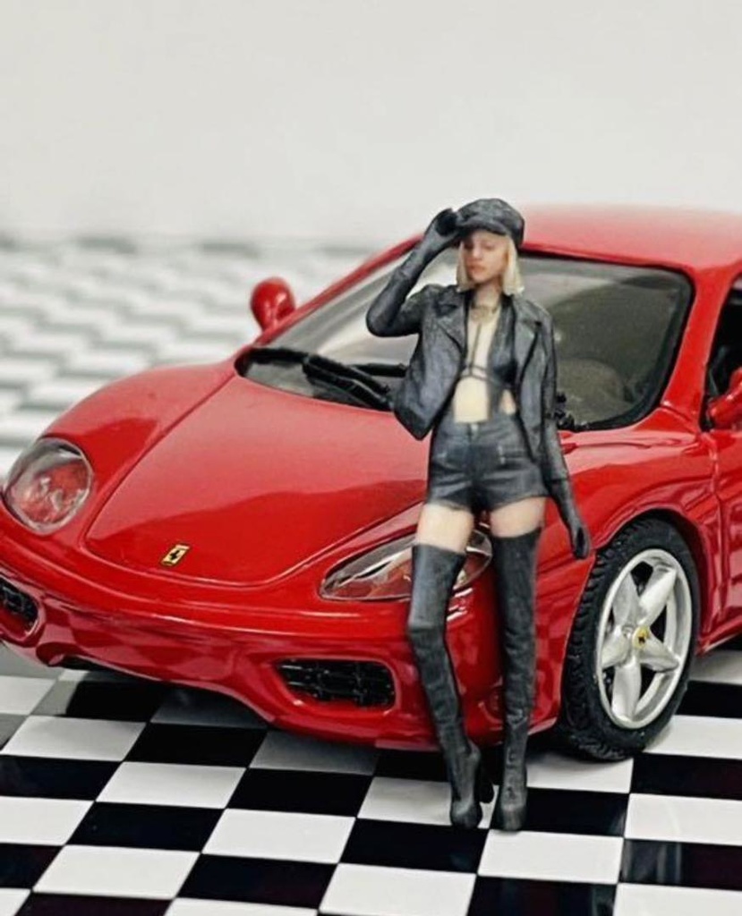 完成品 1/43 R1 フィギュア リアルフィギュア 3Dフィギュア ミニカーに ジオラマに ミニチュア ミニチュアイメージ 3D