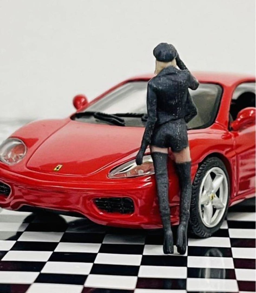 完成品 1/43 R1 フィギュア リアルフィギュア 3Dフィギュア ミニカーに ジオラマに ミニチュア ミニチュアイメージ 3D