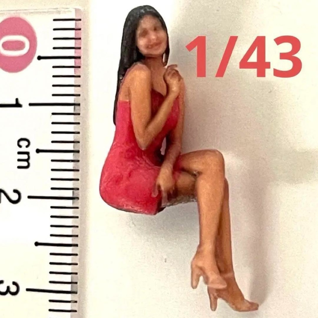 完成品　1/43 2061 ヌミック　フィギュア　リアルフィギュア　ミニカーに　ジオラマに