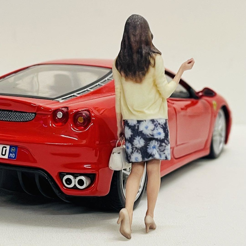 完成品 1/24 53-1 リアルフィギュア フィギュア 3Dプリント 3Dフィギュア ミニチュアイメージ ミニカーに ジオラマに