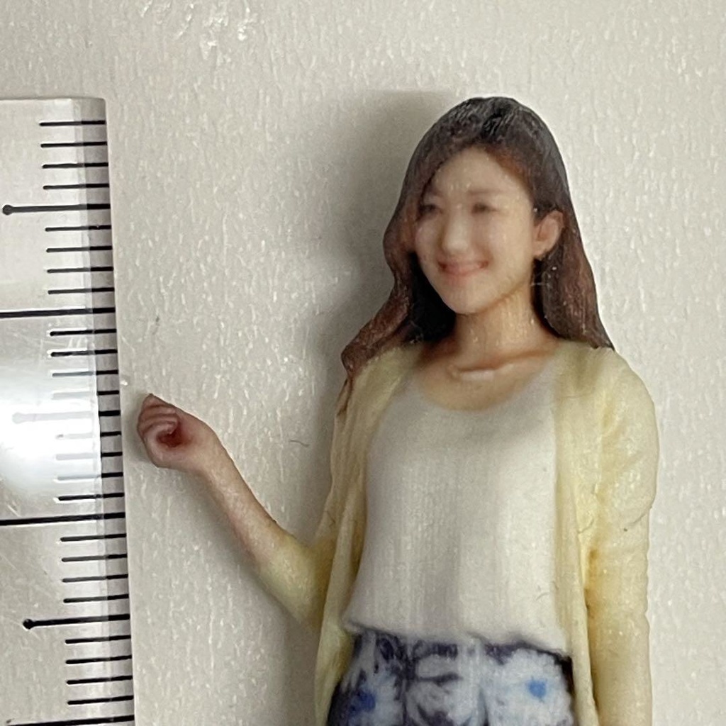 完成品 1/24 53-1 リアルフィギュア フィギュア 3Dプリント 3Dフィギュア ミニチュアイメージ ミニカーに ジオラマに