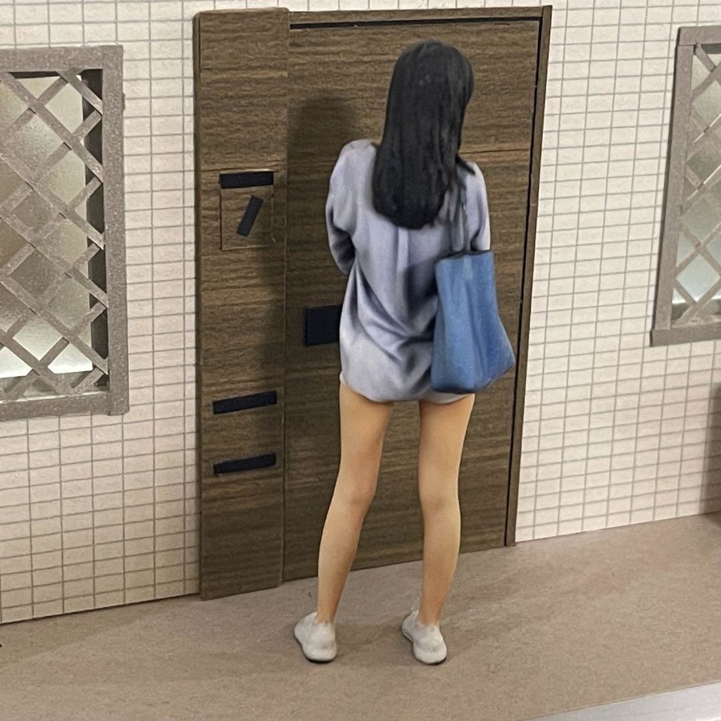 完成品 1/24 jessst フィギュア リアルフィギュア 3Dフィギュア 3Dプリント ミニカーに ジオラマに ミニチュアイメージ