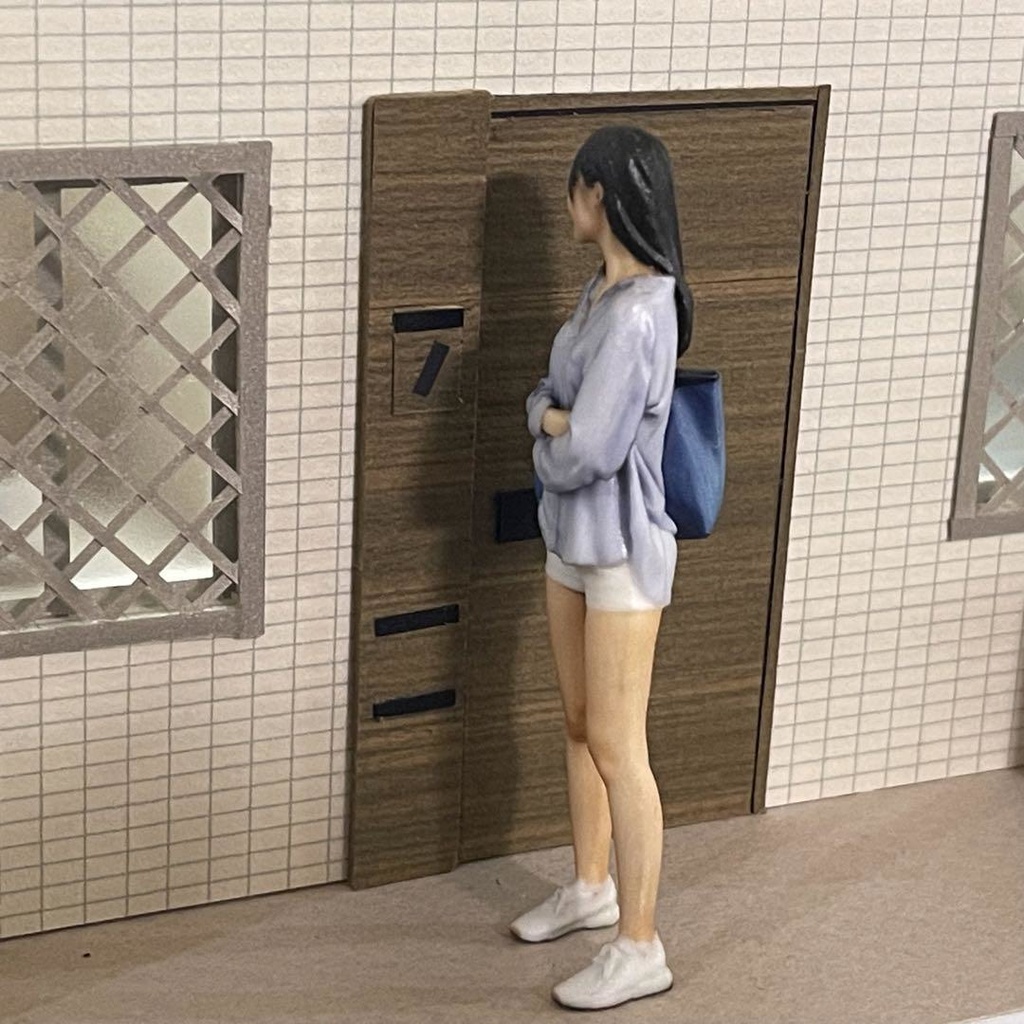 完成品 1/24 jessst フィギュア リアルフィギュア 3Dフィギュア 3Dプリント ミニカーに ジオラマに ミニチュアイメージ