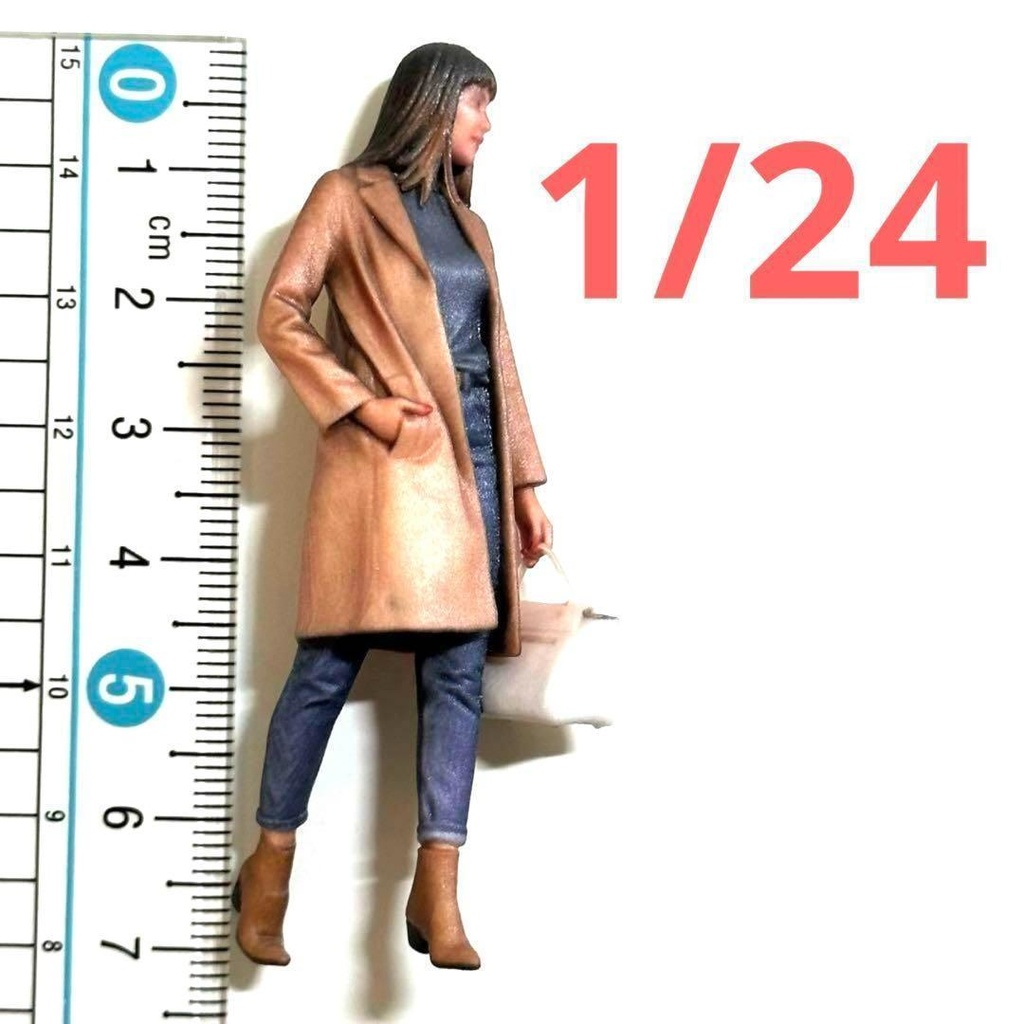 完成品 1/24 ヌミック 1276 フィギュア リアルフィギュア ミニカーに 3Dフィギュア