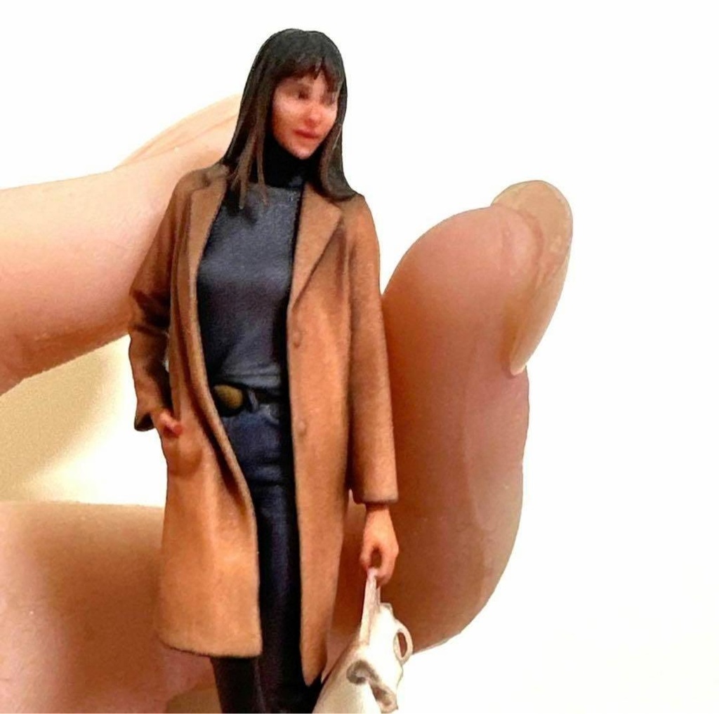 完成品 1/24 ヌミック 1276 フィギュア リアルフィギュア ミニカーに 3Dフィギュア